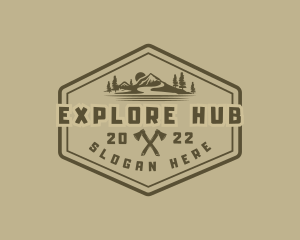 Explorer Nature Park logo design