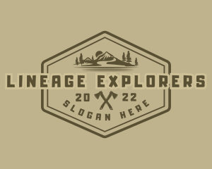 Explorer Nature Park logo design