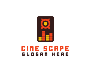 Speaker Wave Mixer  logo design