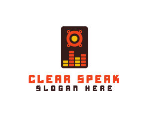 Speaker Wave Mixer  logo design