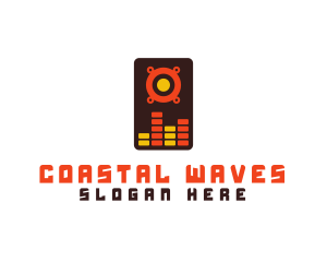 Speaker Wave Mixer  logo design