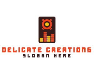 Speaker Wave Mixer  logo design