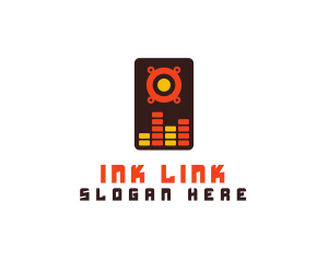 Speaker Wave Mixer  logo design