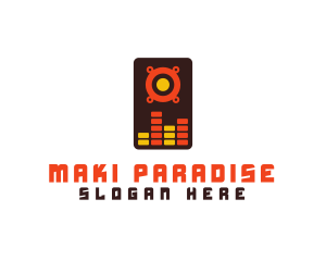 Speaker Wave Mixer  logo design