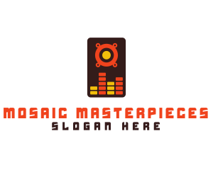 Speaker Wave Mixer  logo design