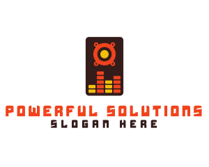 Speaker Wave Mixer  logo design