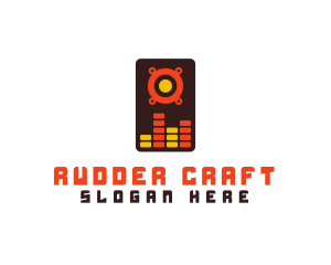 Speaker Wave Mixer  logo design