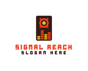 Speaker Wave Mixer  logo design