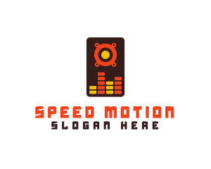 Speaker Wave Mixer  logo design