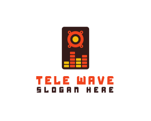 Speaker Wave Mixer  logo design