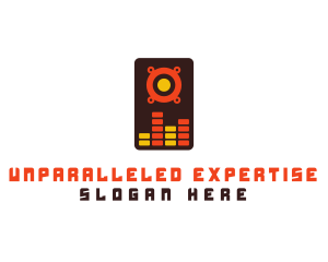 Speaker Wave Mixer  logo design