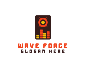 Speaker Wave Mixer  logo design