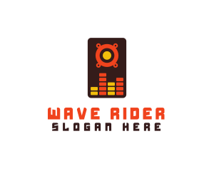 Speaker Wave Mixer  logo design