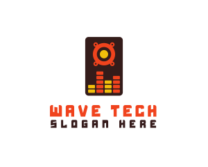 Speaker Wave Mixer  logo design