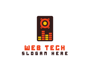 Speaker Wave Mixer  logo design