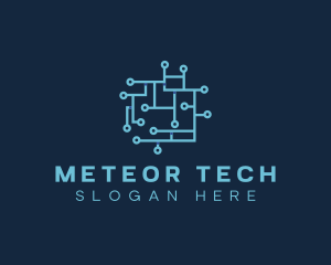 Tech Circuit Network logo design