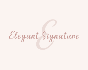 Signature Feminine Cosmetics logo design