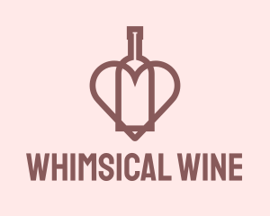 Heart Wine Bar  logo design