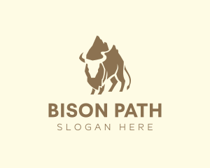 Wildlife Mountain Bison logo