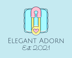 Baby Pin And Pillow logo design