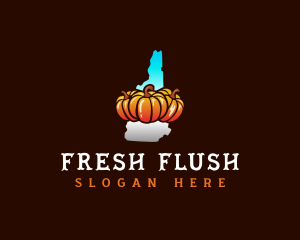 New Hampshire Pumpkin logo design