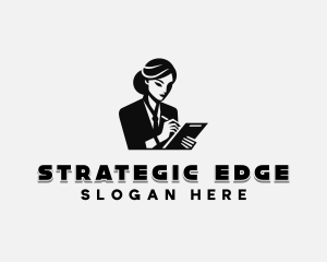 Woman Consultant Manager logo