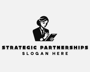 Woman Consultant Manager logo