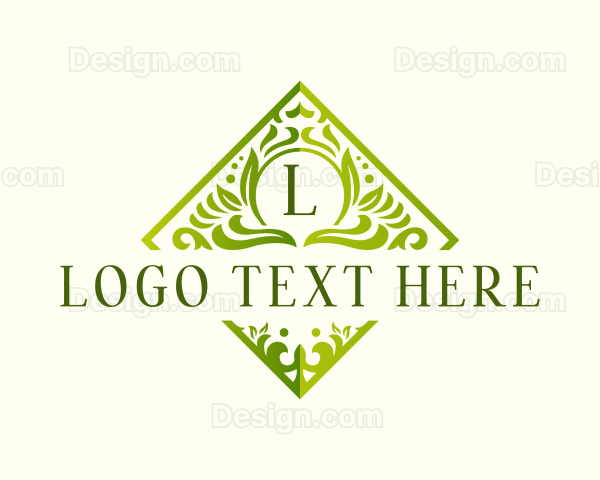 Deluxe Floral Ornament Logo