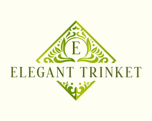 Deluxe Floral Ornament logo design