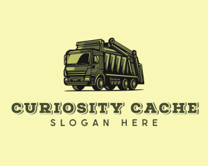 Rubbish Garbage Truck Collector logo design