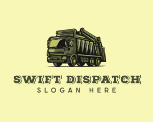 Rubbish Garbage Truck Collector logo design