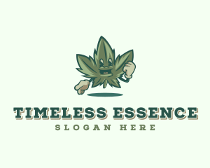 Weed Marijuana Cannabis logo design