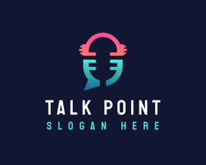 Podcast Talk Radio logo design