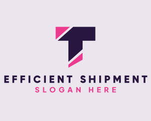 Express Freight Letter T logo