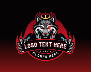 Shield King Wolf Esport Logo