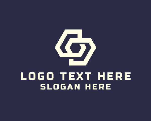 Interlocked logo example 2