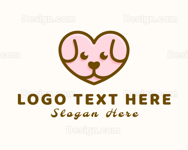 Puppy Dog Heart Logo