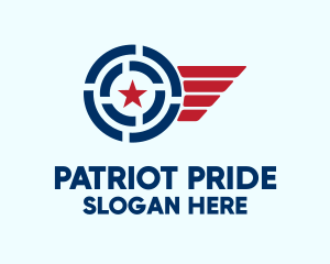 Patriotic Star Wings logo