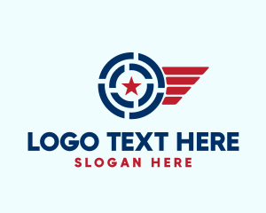 Patriotic Star Wings logo