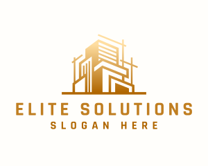 Architect Construction Building logo design