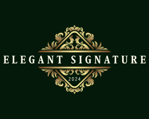 Elegant Premium Ornament logo design