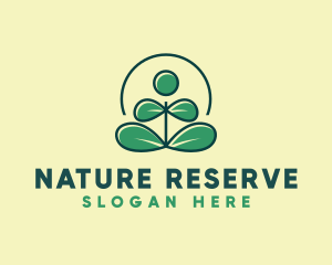 Nature Leaf Yoga logo design