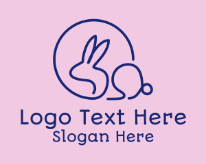 Purple Pet Bunny  Logo