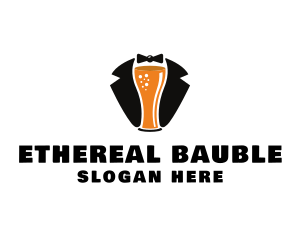 Beer Tuxedo Bar  logo design