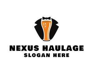 Beer Tuxedo Bar  logo design