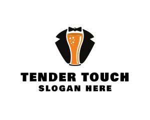 Beer Tuxedo Bar  logo design