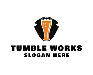 Beer Tuxedo Bar  logo design