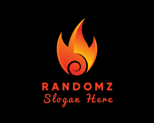 Burning Hot Fire Logo