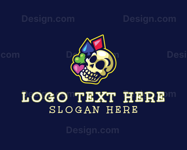 Gambling Skull Casino Logo