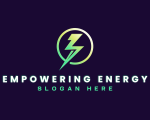 Lightning Power Generator logo design